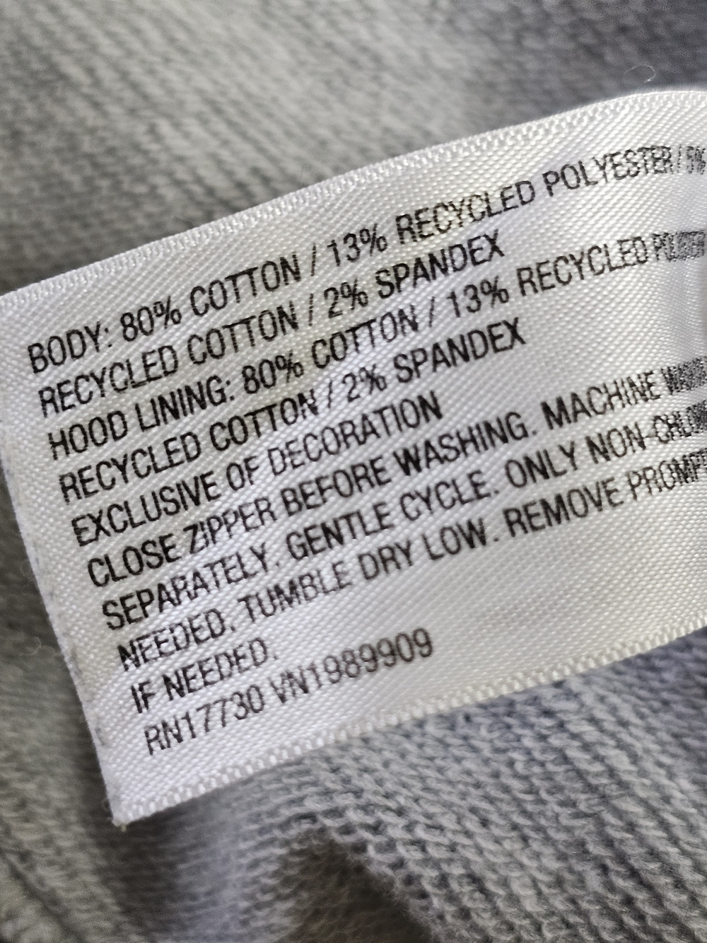 JoyLab Light Gray Half-Zip Hooded Pullover - Picture 9 of 9